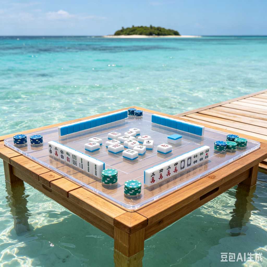 blue mahjong tiles